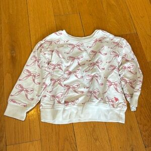 Pink Chicken 3Y Bow Sweatshirt